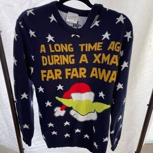 Star Wars Navy and Yellow Crewneck Sweater